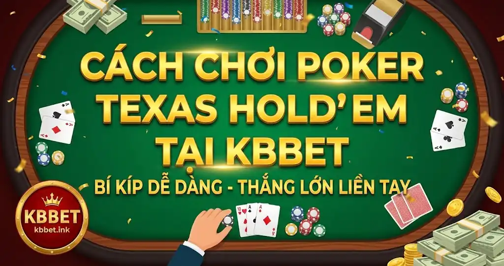 Cách chơi Poker Texas Hold'em tại KBBET