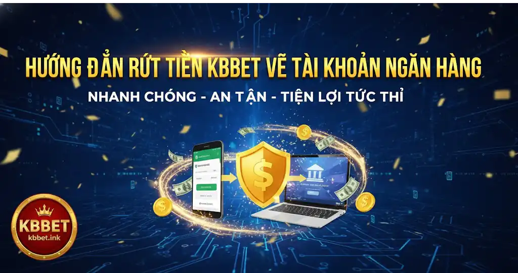 Hướng dẫn rút tiền KBBET về tài khoản ngân hàng